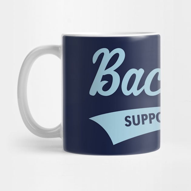 Bachelor Support Team (Stag Party / Lettering / Skyblue) by MrFaulbaum